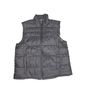Men's Izod Puffer‎ Vest Black Extra large